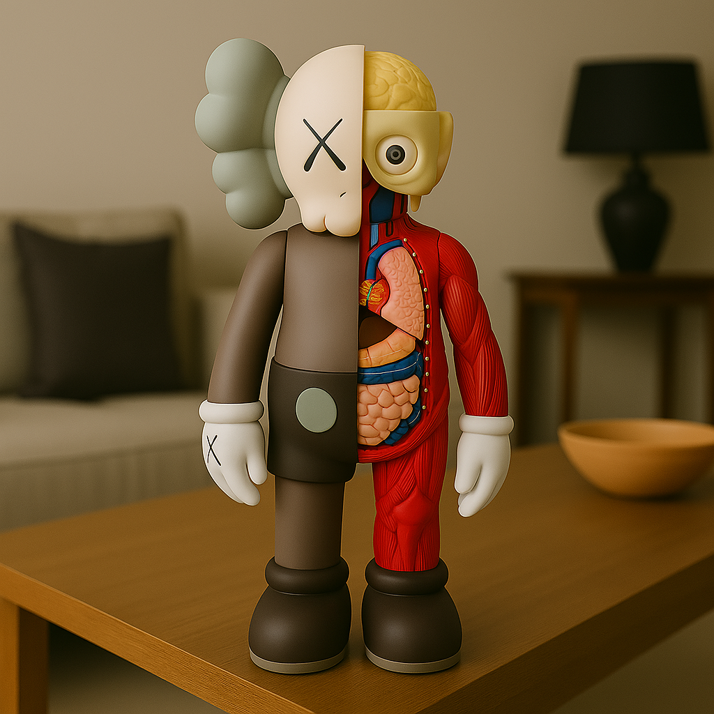 Kaws Anatomy Brown