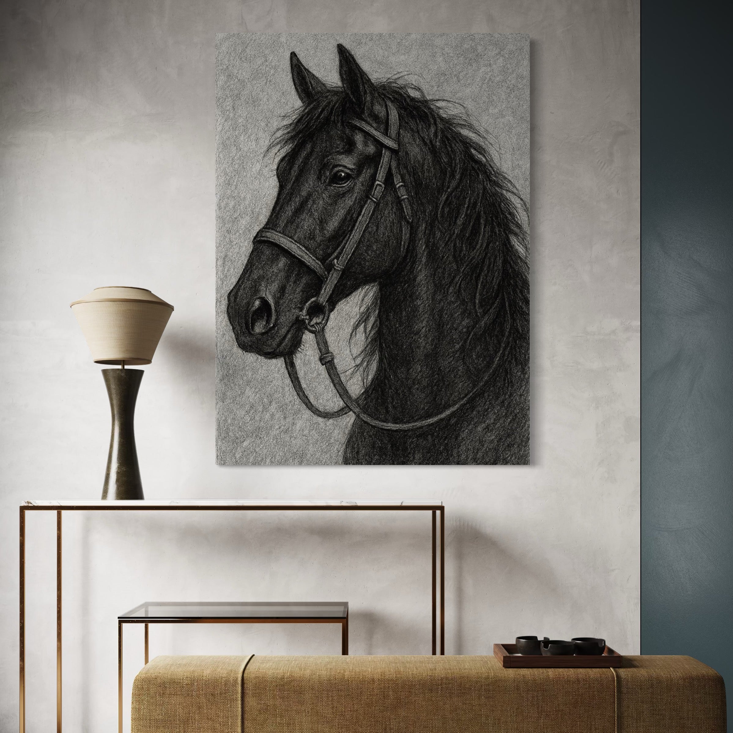Black Horse Ilustration