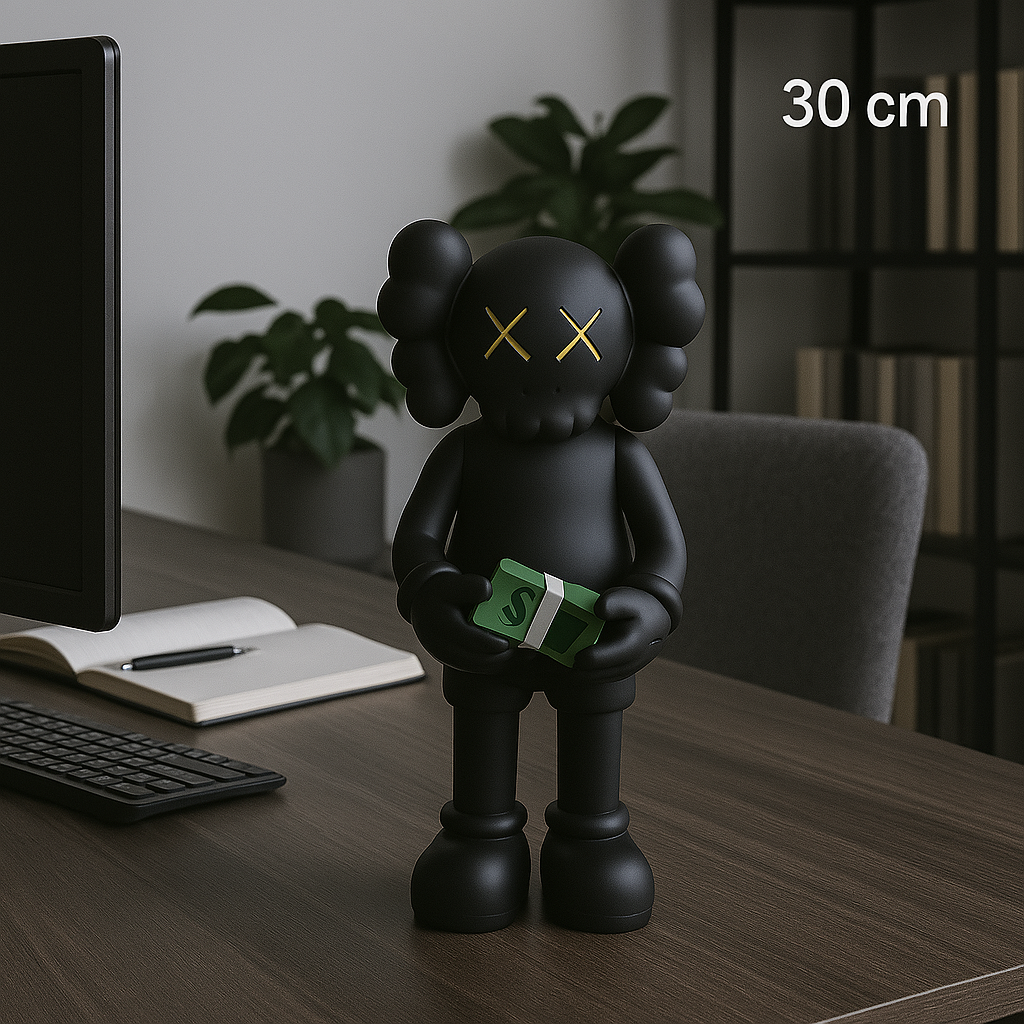 Kaws Cash Black