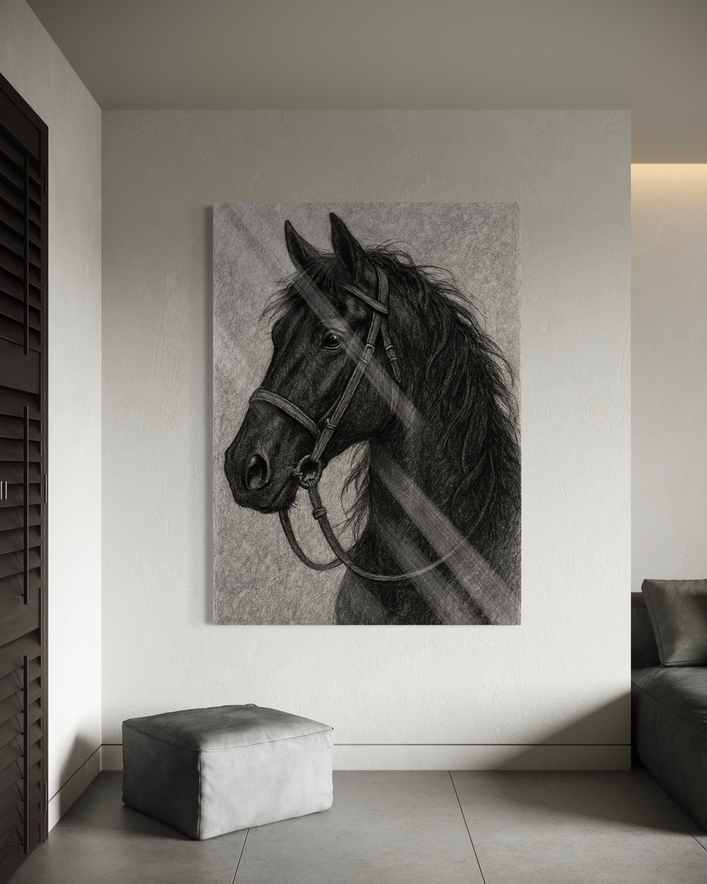 Black Horse Ilustration