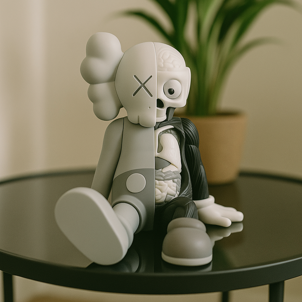 Kaws Sit Anatomy Gray