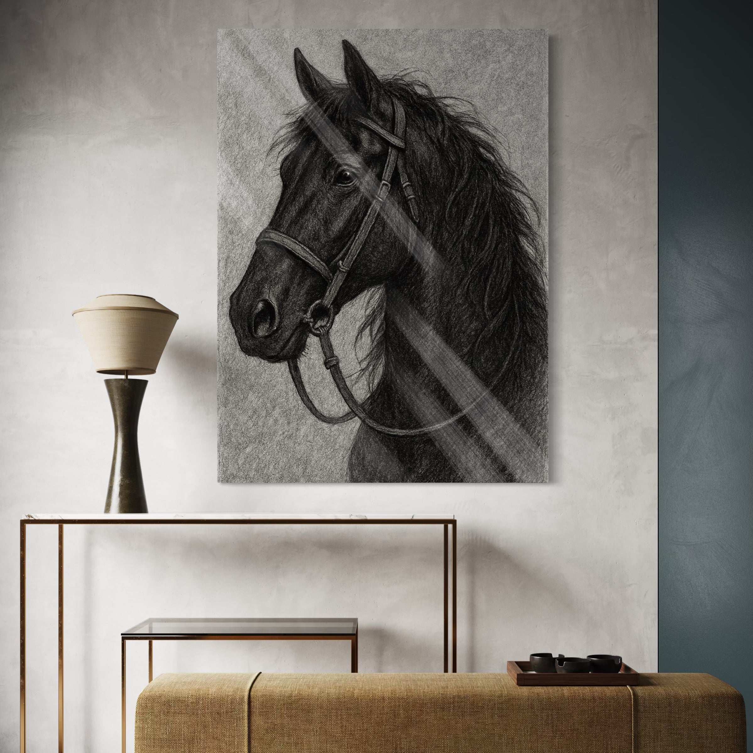 Black Horse Ilustration