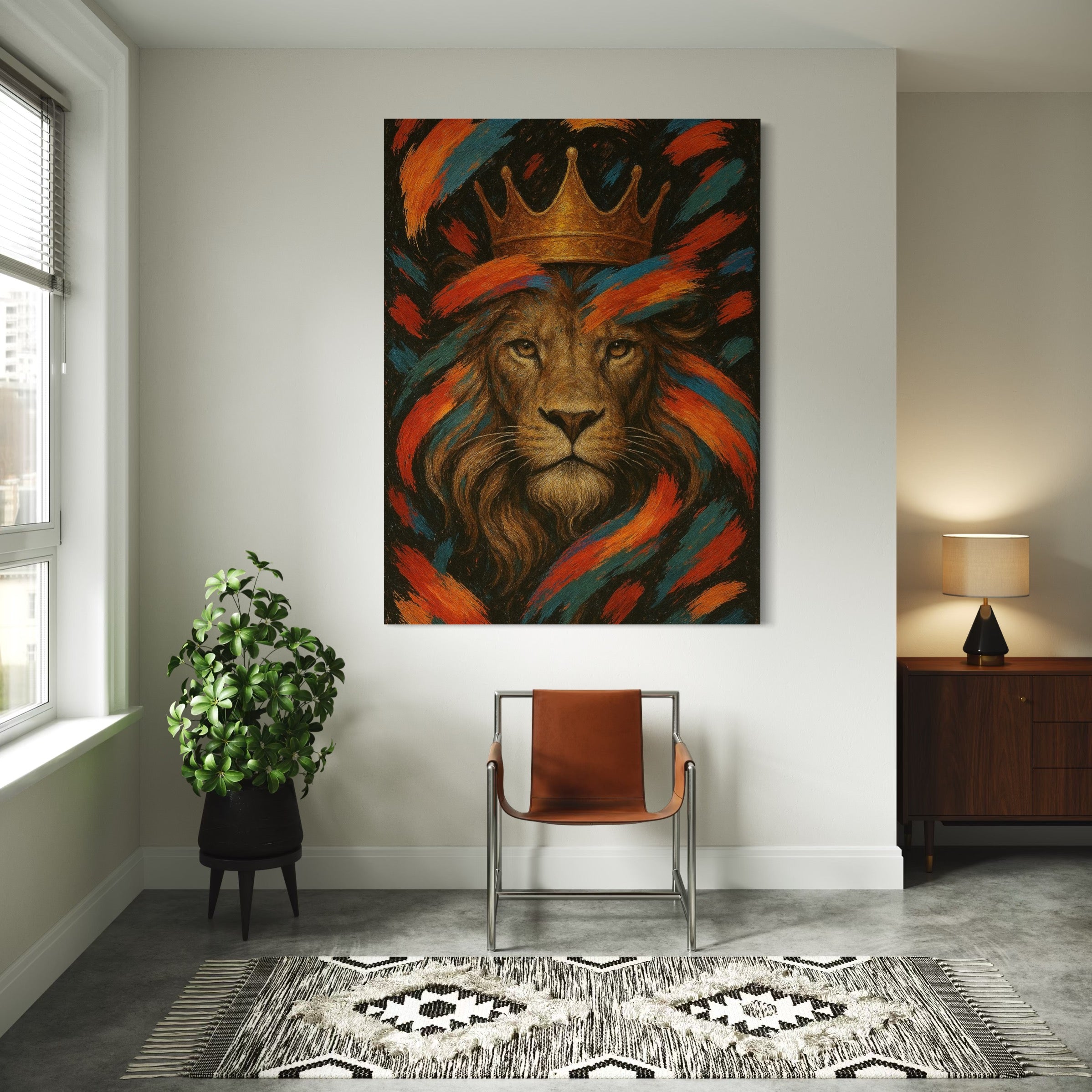 Crown Lion Paint