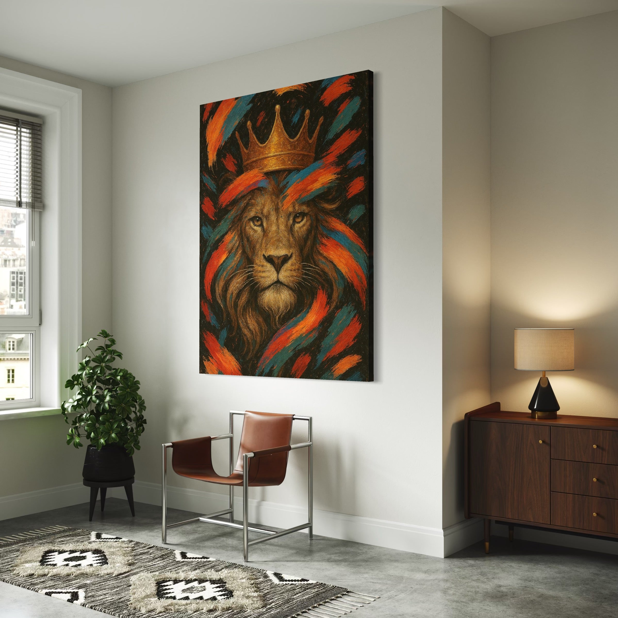 Crown Lion Paint