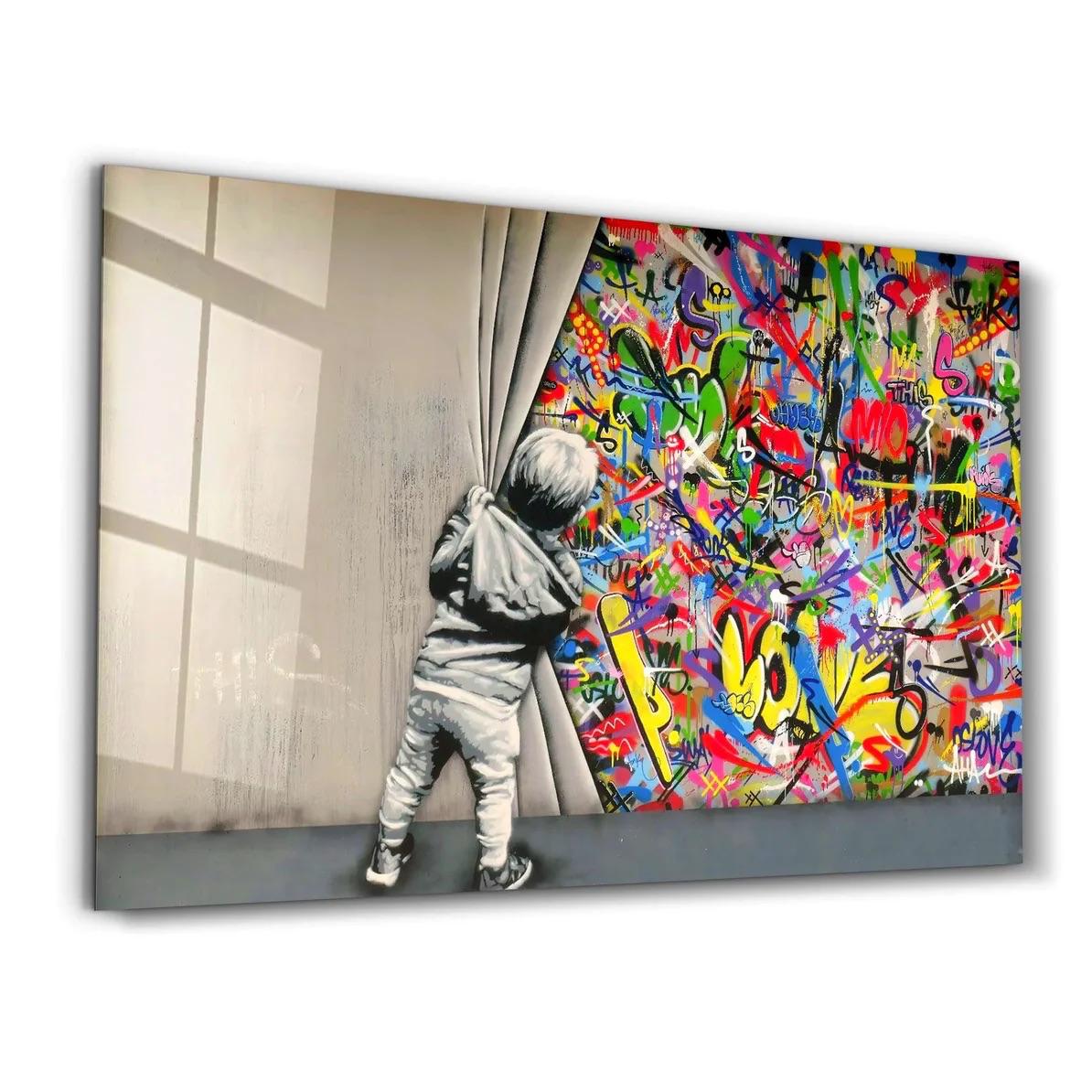 Bansky Pull Back the Curtain