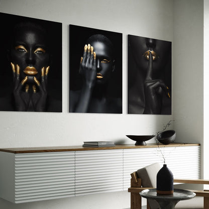 Set Woman in Gold Trio