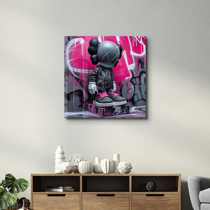 Kaws Pink Graffiti