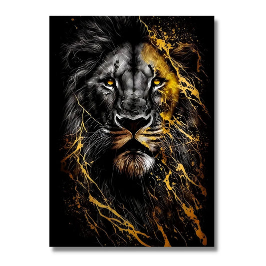 Black & Gold Lion