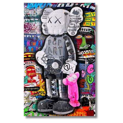 Kaws Share Graffiti