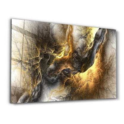 Abstract Gold Marble