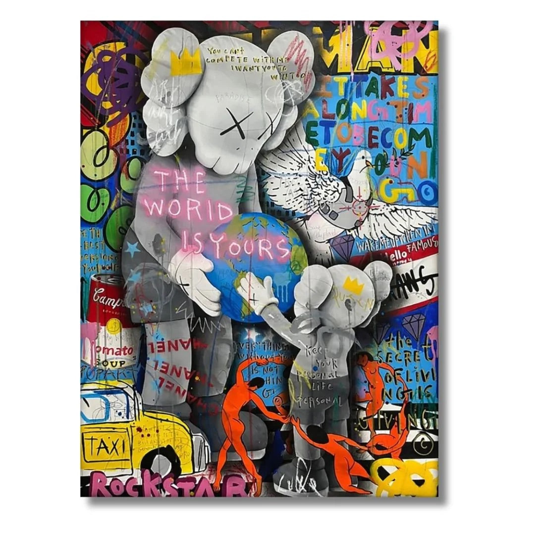 Kaws Promise Graffiti