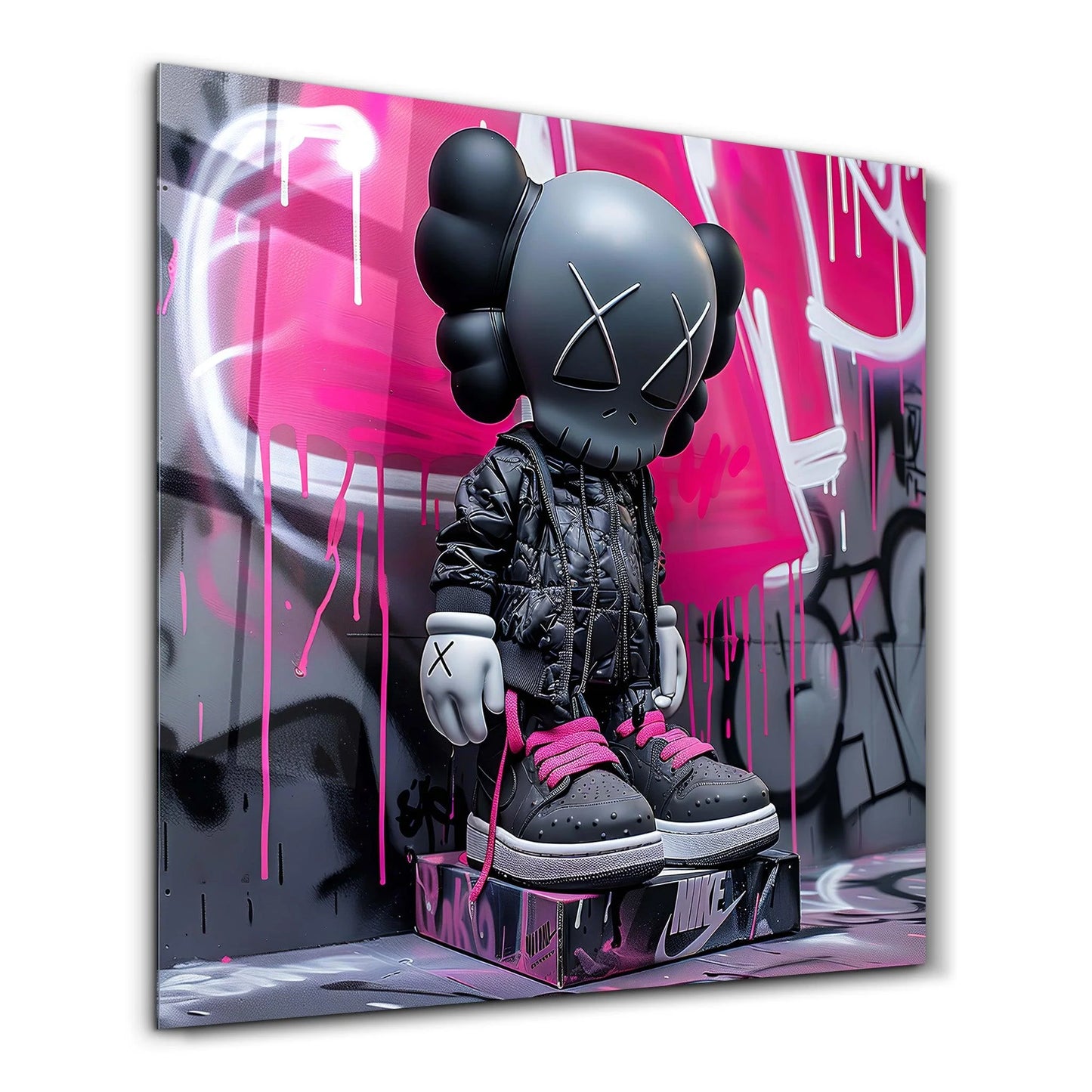 Kaws Pink Graffiti