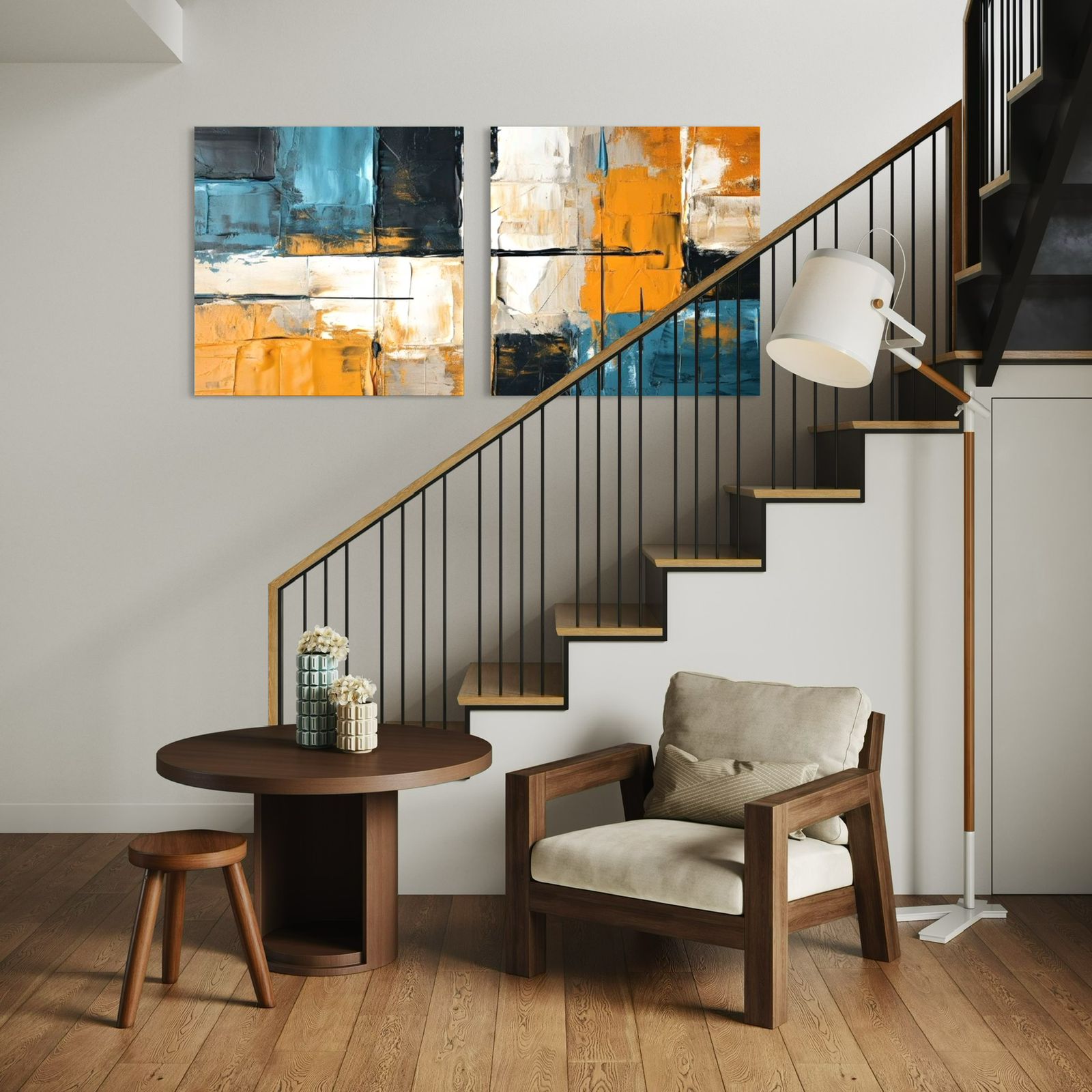 Set Abstract Colors Duo