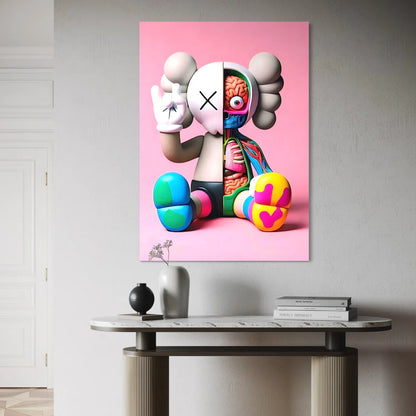 Kaws Anatomy Pink