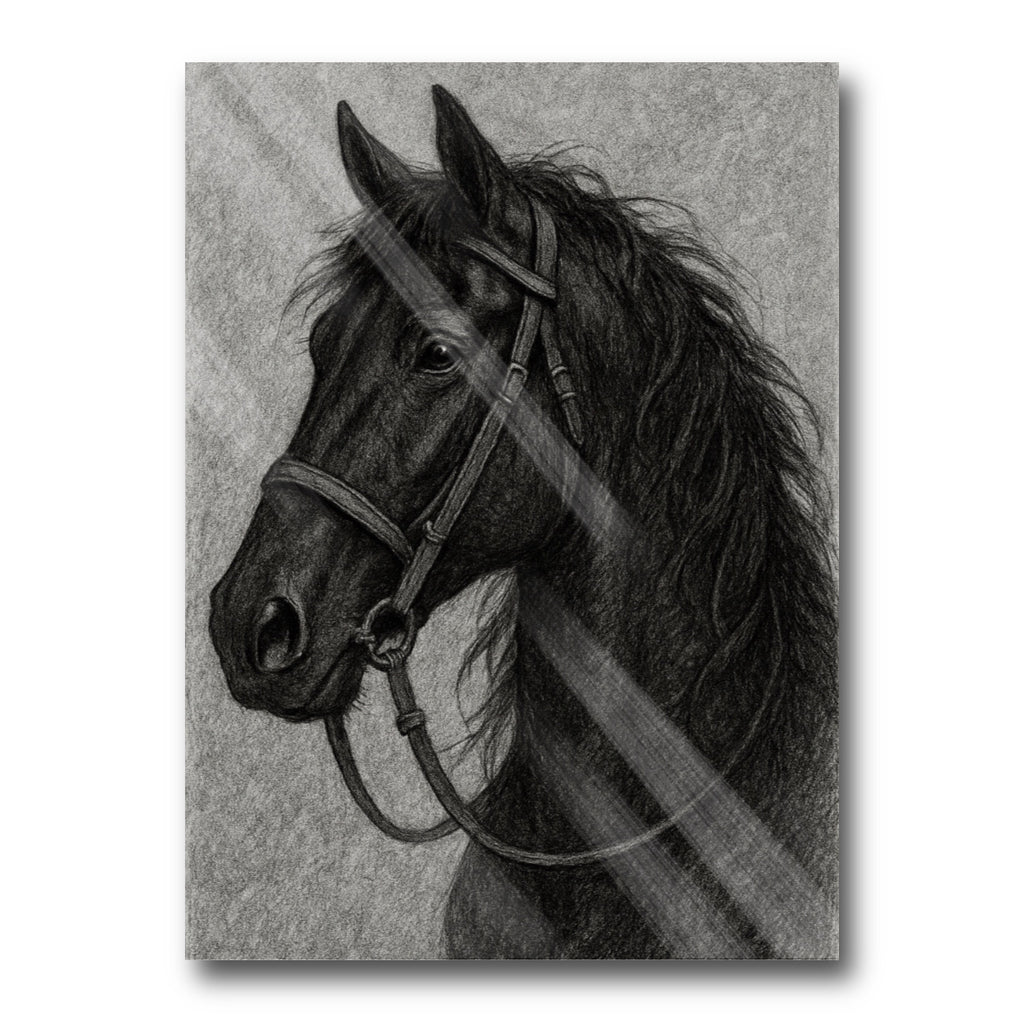 Black Horse Ilustration
