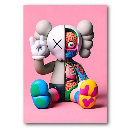 Kaws Anatomy Pink