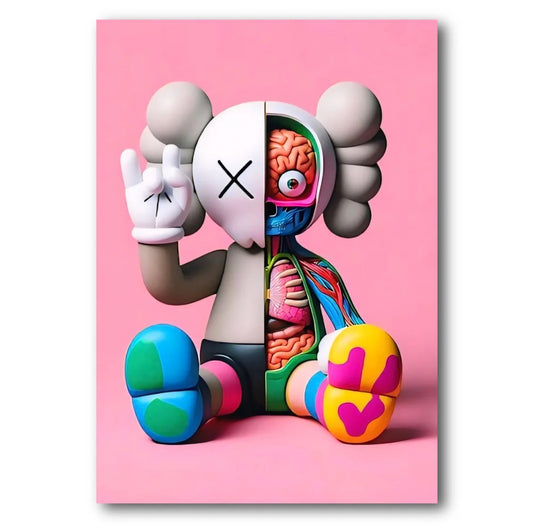 Kaws Anatomy Pink