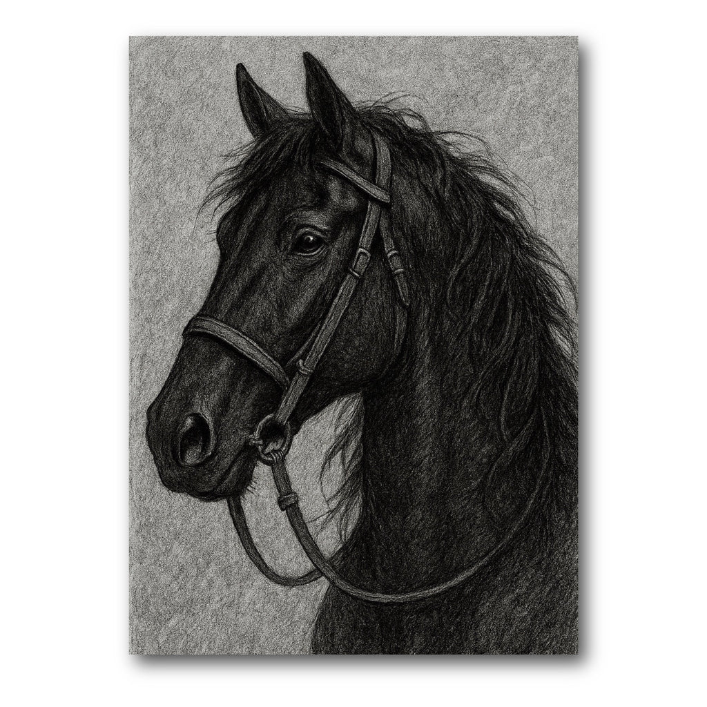 Black Horse Ilustration