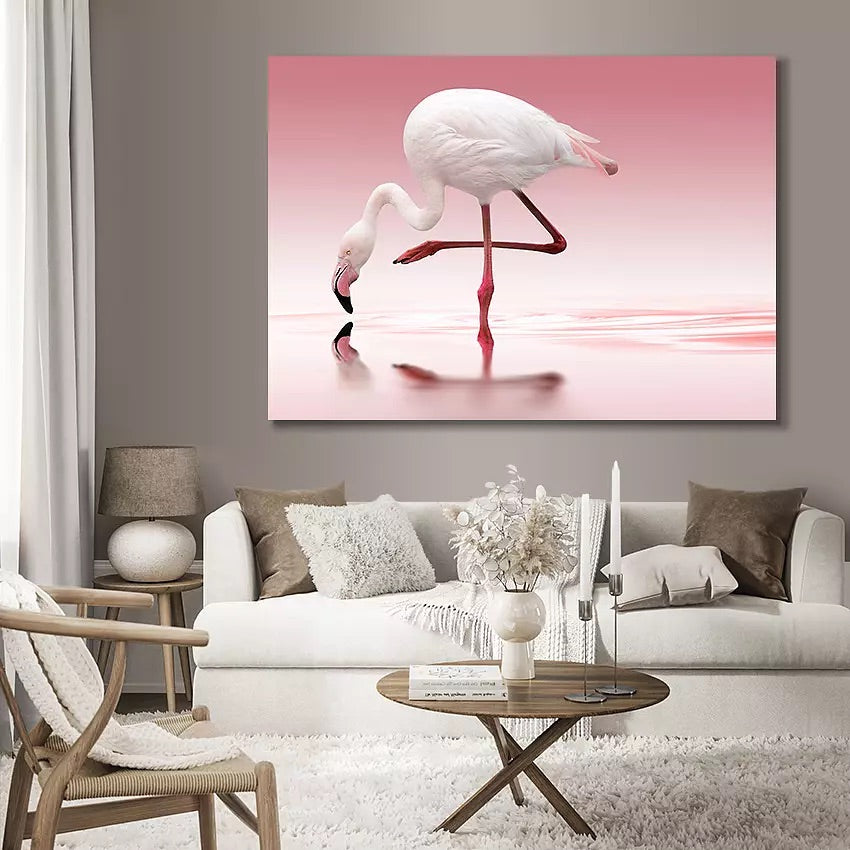 Drinking Flamingo