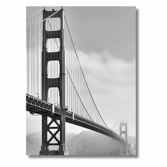 Black and White Golden Gate