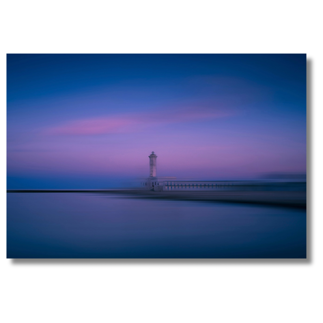 Purple Sunset in Lighthouse