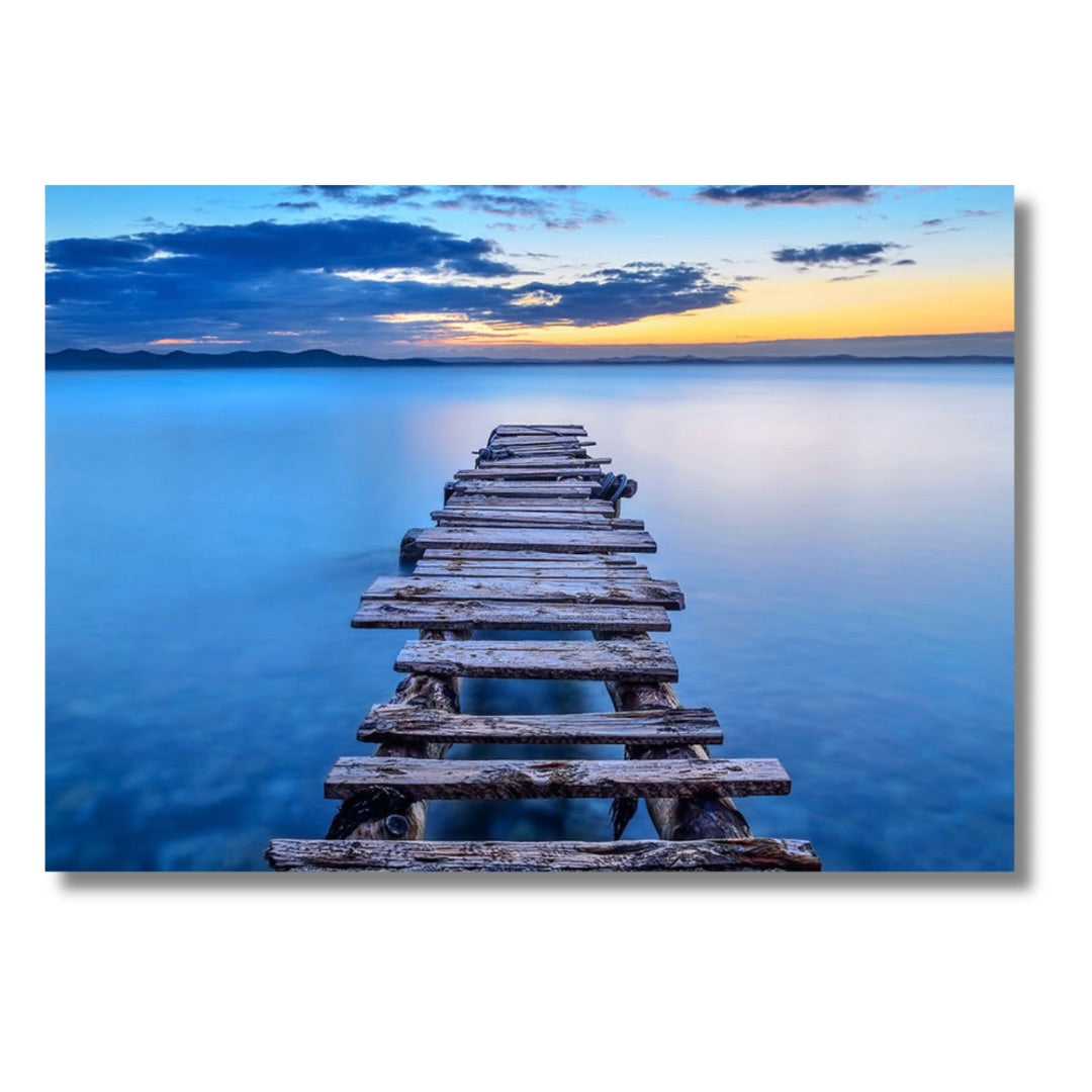 Sunset Wooden Dock