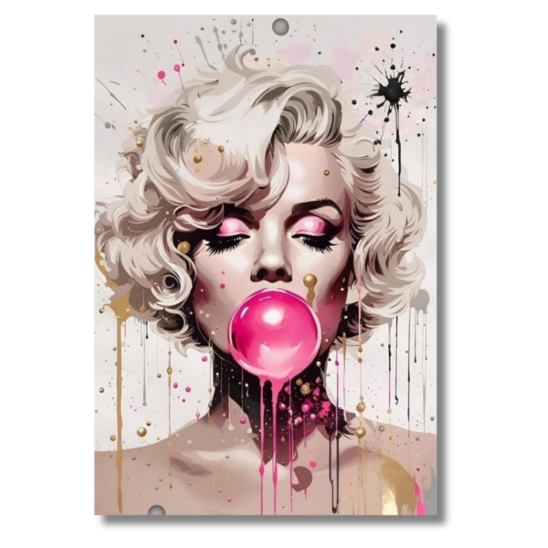 Marilyn Dripping Bubblegum