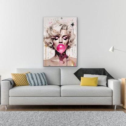 Marilyn Dripping Bubblegum