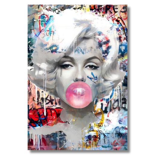 Marilyn Bubblegum Graffitti