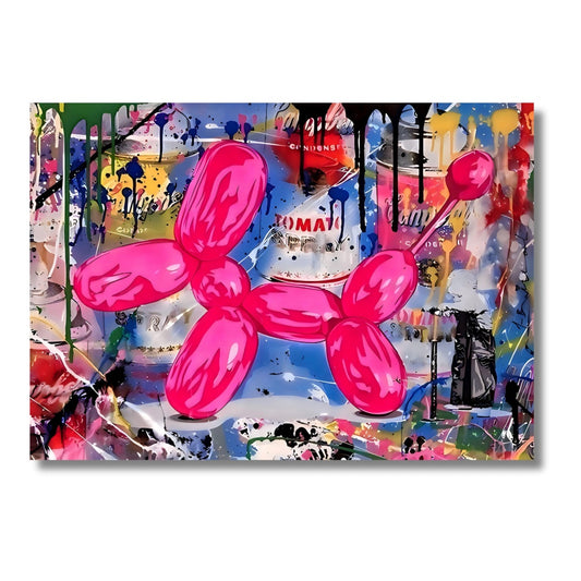 Pink Ballon Dog